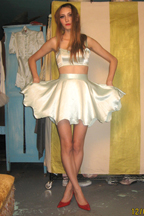 Mandate of Heaven Denim Halter Dress